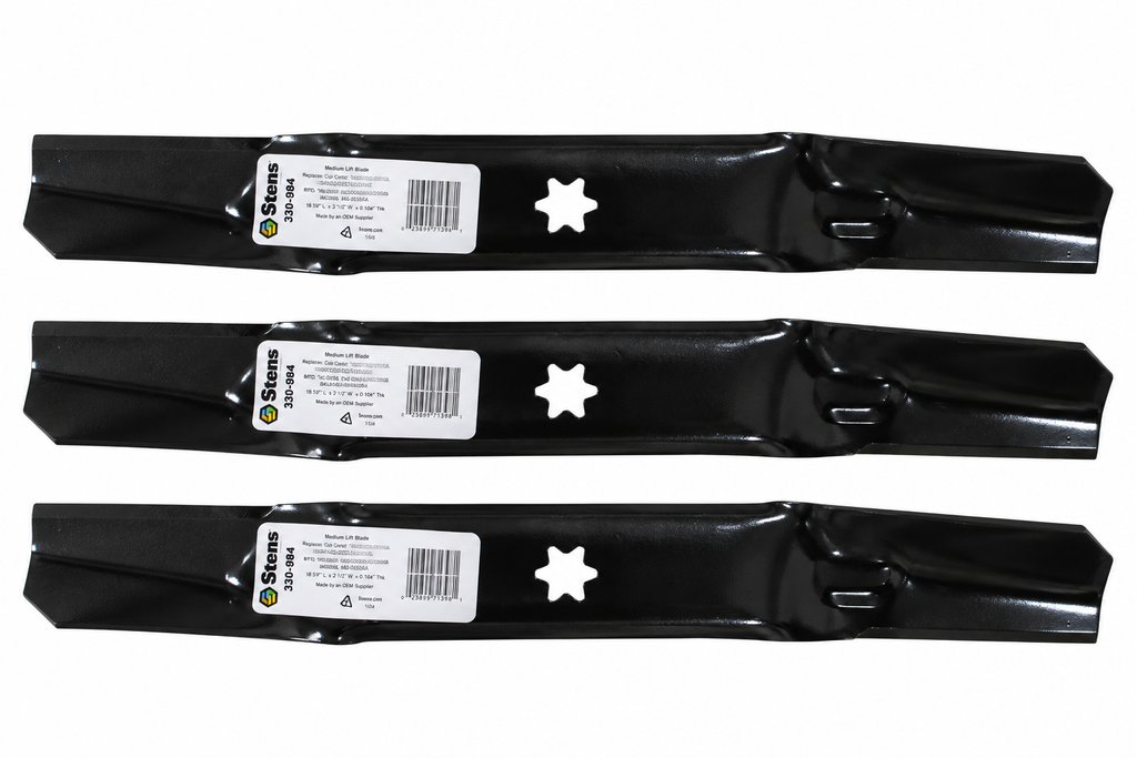 Stens 330-984 Standard Lift Blade (QTY 3)