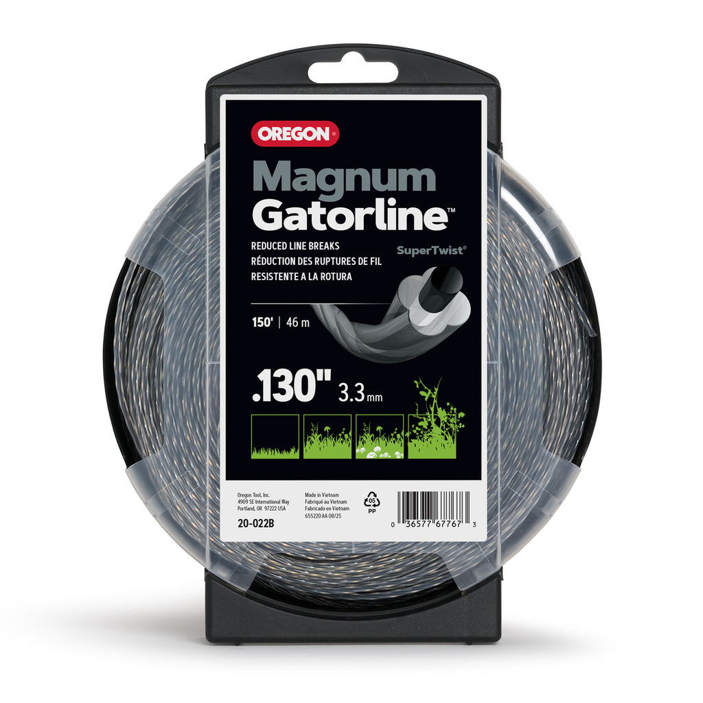 Oregon 20-022B Magnum Gatorline Twist Trimmer line, 0.130 in by 150 ft
