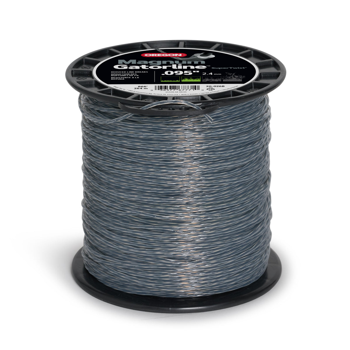 Oregon 20-026B Magnum Gatorline Twist Trimmer line, 0.095in by 867 ft