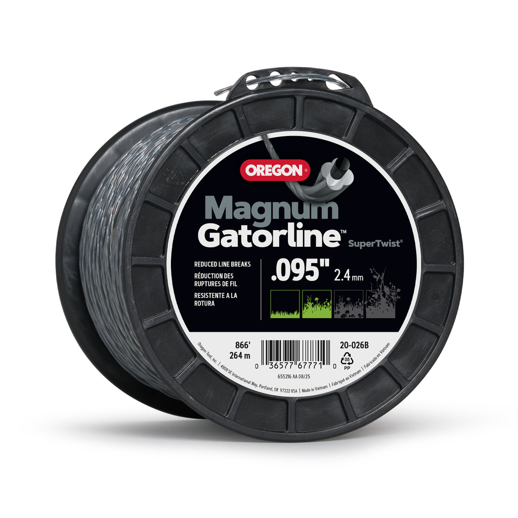 Oregon 20-026B Magnum Gatorline Twist Trimmer line, 0.095in by 867 ft