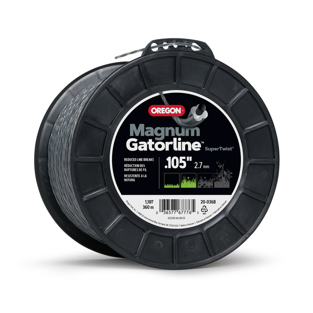 Oregon 20-036B Magnum Gatorline Twist Trimmer line, 0.105 in by 1181 ft