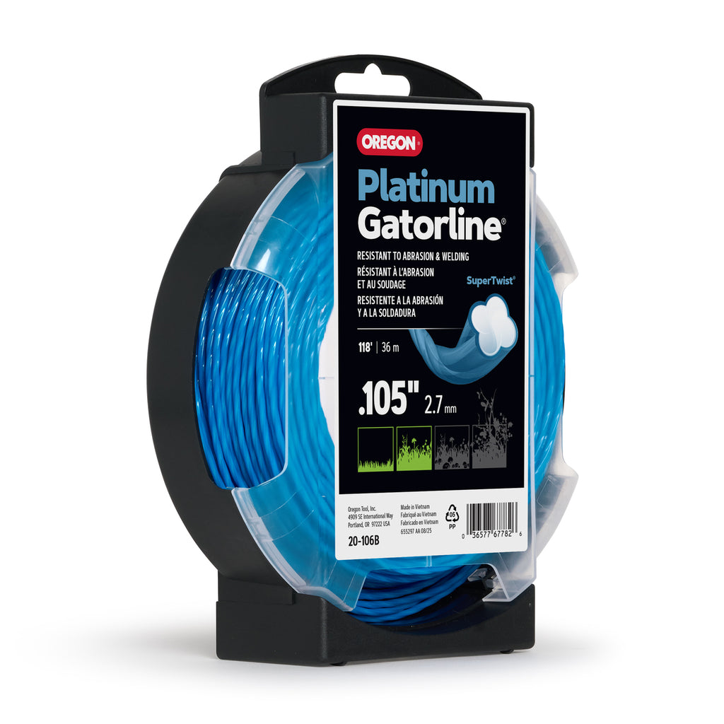 Oregon 20-106B Magnum Gatorline Twist Trimmer line, 0.105 in by 118 ft