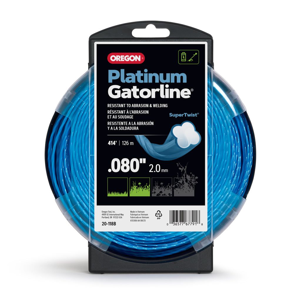 Oregon 20-118B Magnum Gatorline Twist Trimmer line, 0.080 in by 414 ft