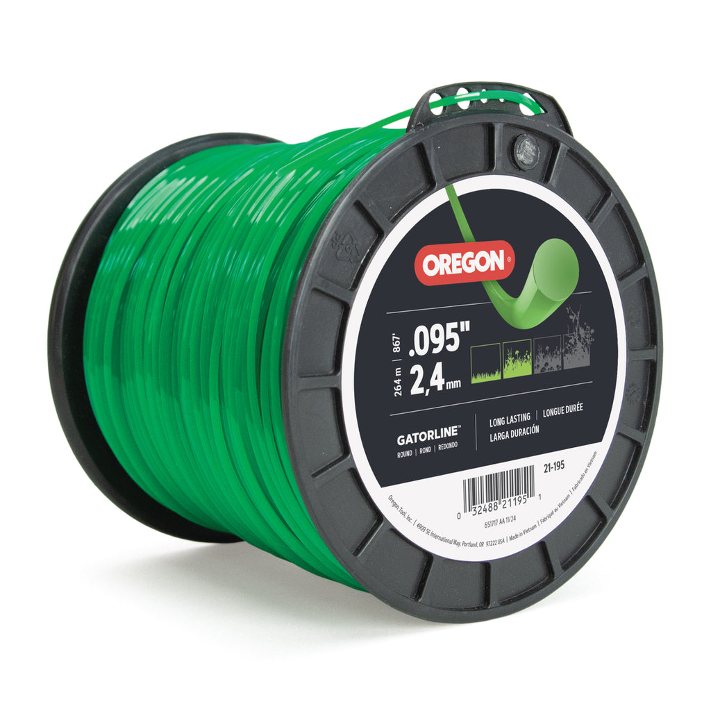 Oregon 21-195 Gatorline Round Trimmer Line, .095 in. by 867 ft