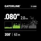Oregon 21-280B Gatorline Round Trimmer Line, 0.080 in. by 208 ft