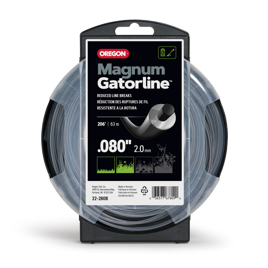 Oregon 22-280B Magnum Gatorline Round Trimmer line, 0.080in, 206 ft
