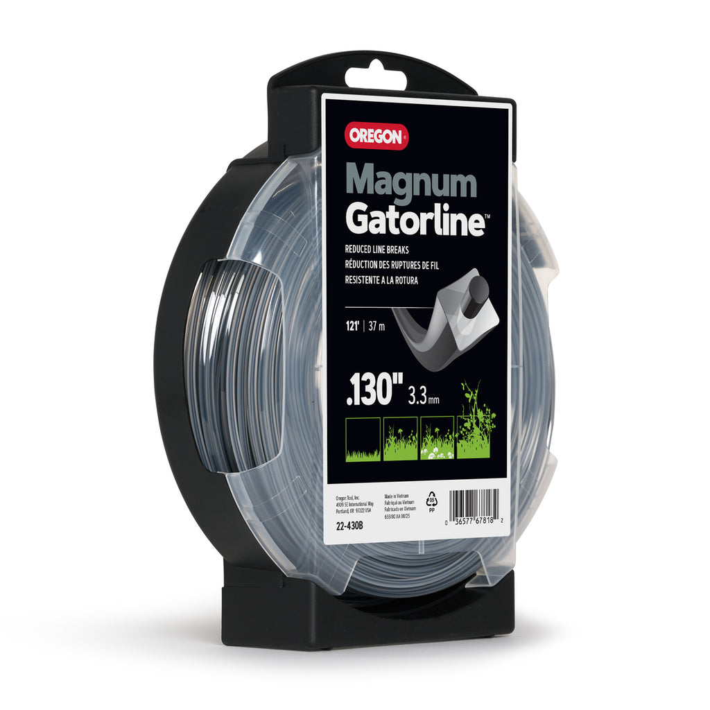 Oregon 22-430B Magnum Gatorline Square Trimmer line, 0.130 in by 120 ft