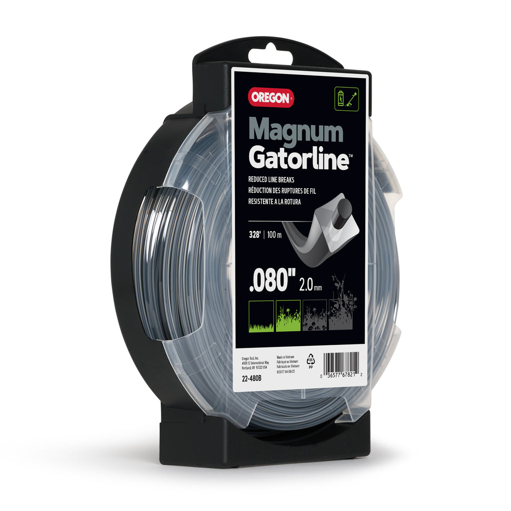 Oregon 22-480B Magnum Gatorline Square Trimmer line, 0.080 in, 327 ft