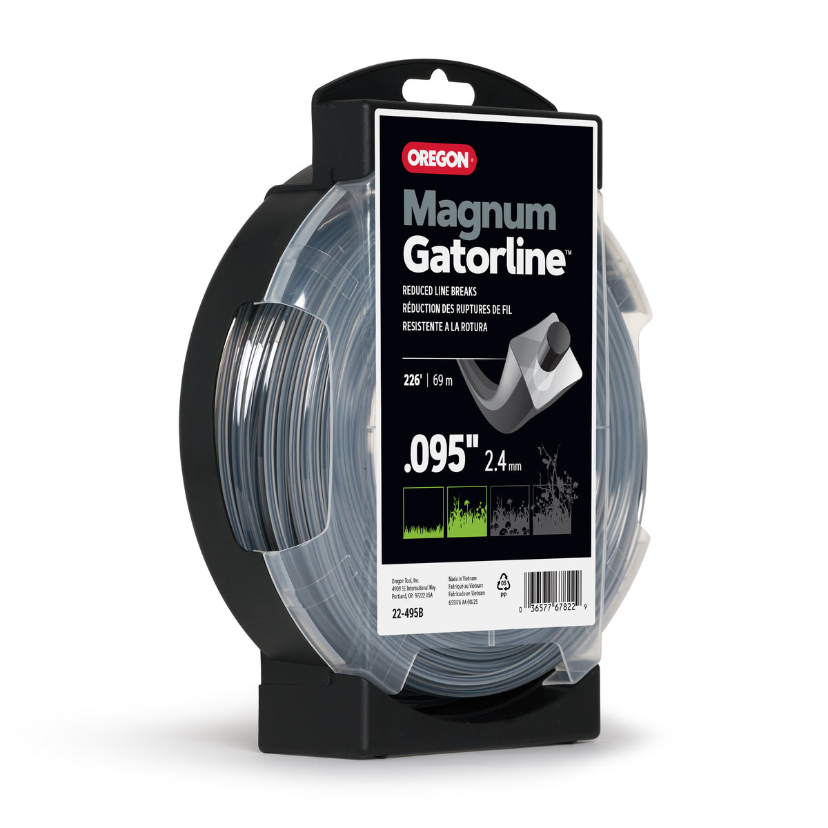 Oregon 69-190B Magnum Gatorline Square Trimmer line, 0.095 in, 50 ft