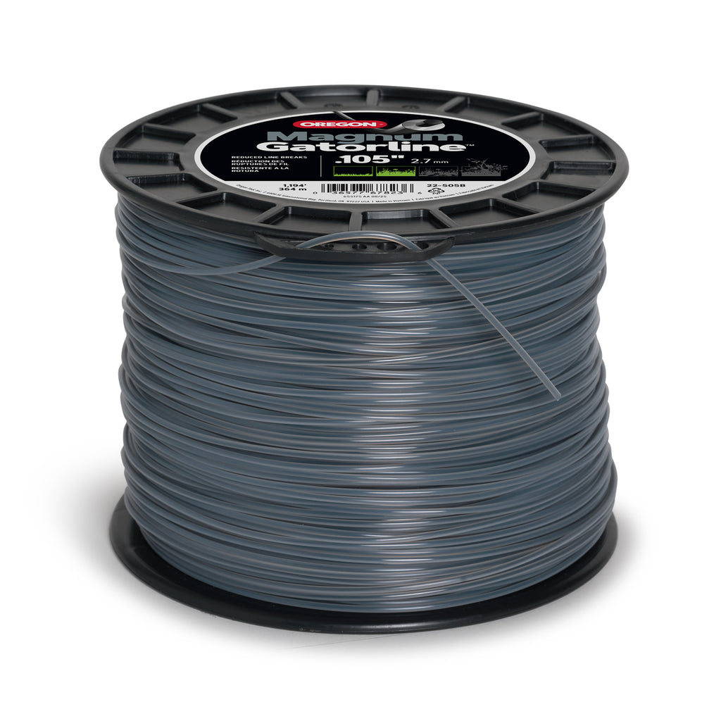 Oregon 22-505B Magnum Gatorline Round Trimmer line, 0.105 in, 1194 ft