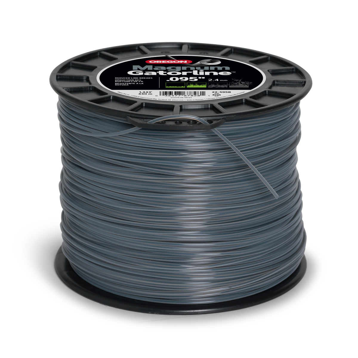 Oregon 22-595B Magnum Gatorline Round Trimmer line, 0.095in, 1443 ft