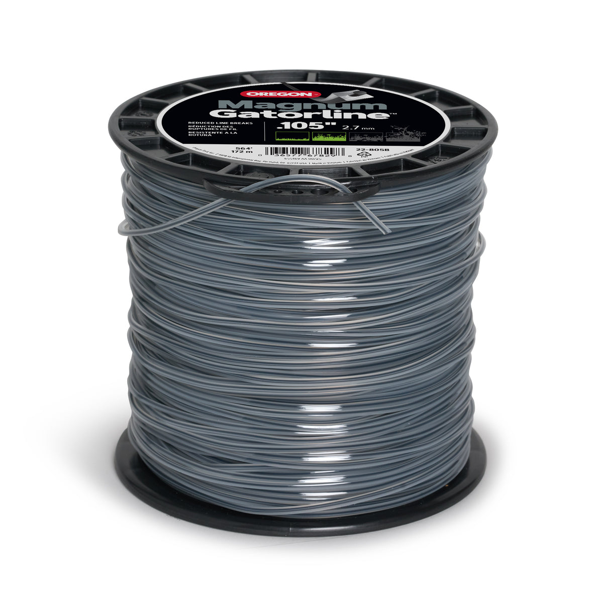 Oregon 22-805B Magnum Gatorline Square Trimmer line, 0.105 in by 564 ft