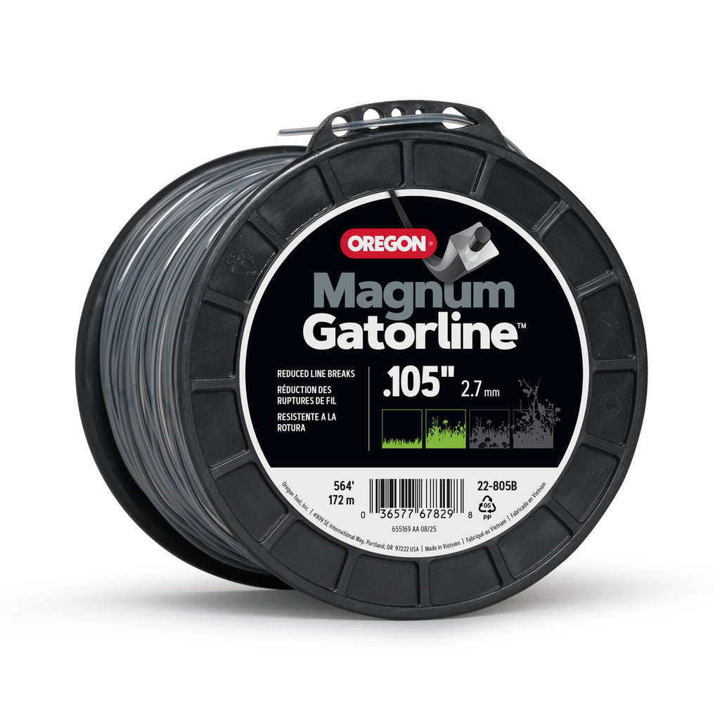 Oregon 22-805B Magnum Gatorline Square Trimmer line, 0.105 in by 564 ft