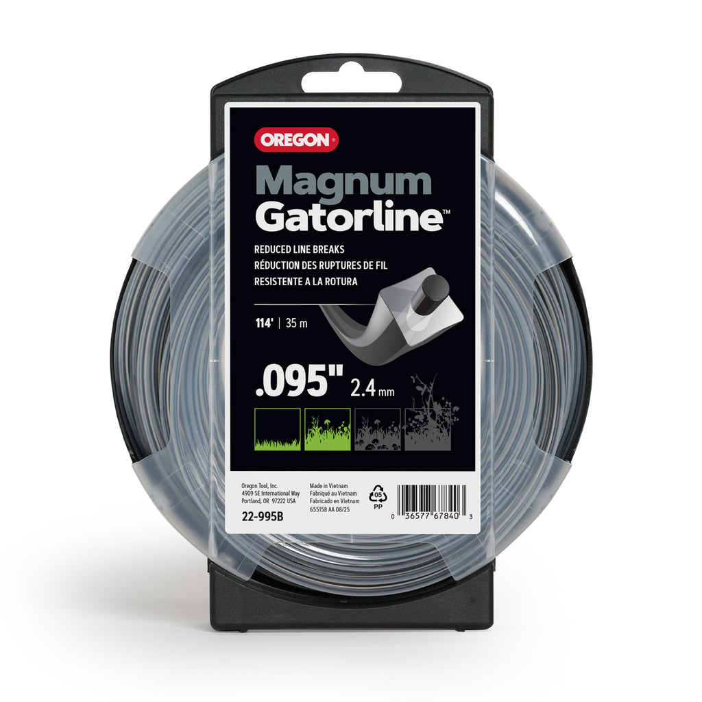 Oregon 22-995B Magnum Gatorline Square Trimmer line, 0.095 in, 114 ft