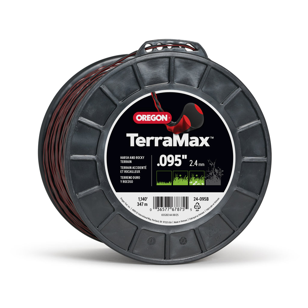 Oregon 24-095B TerraMax Oval Twist Trimmer Line, 0.095 in, 1140 ft Spool