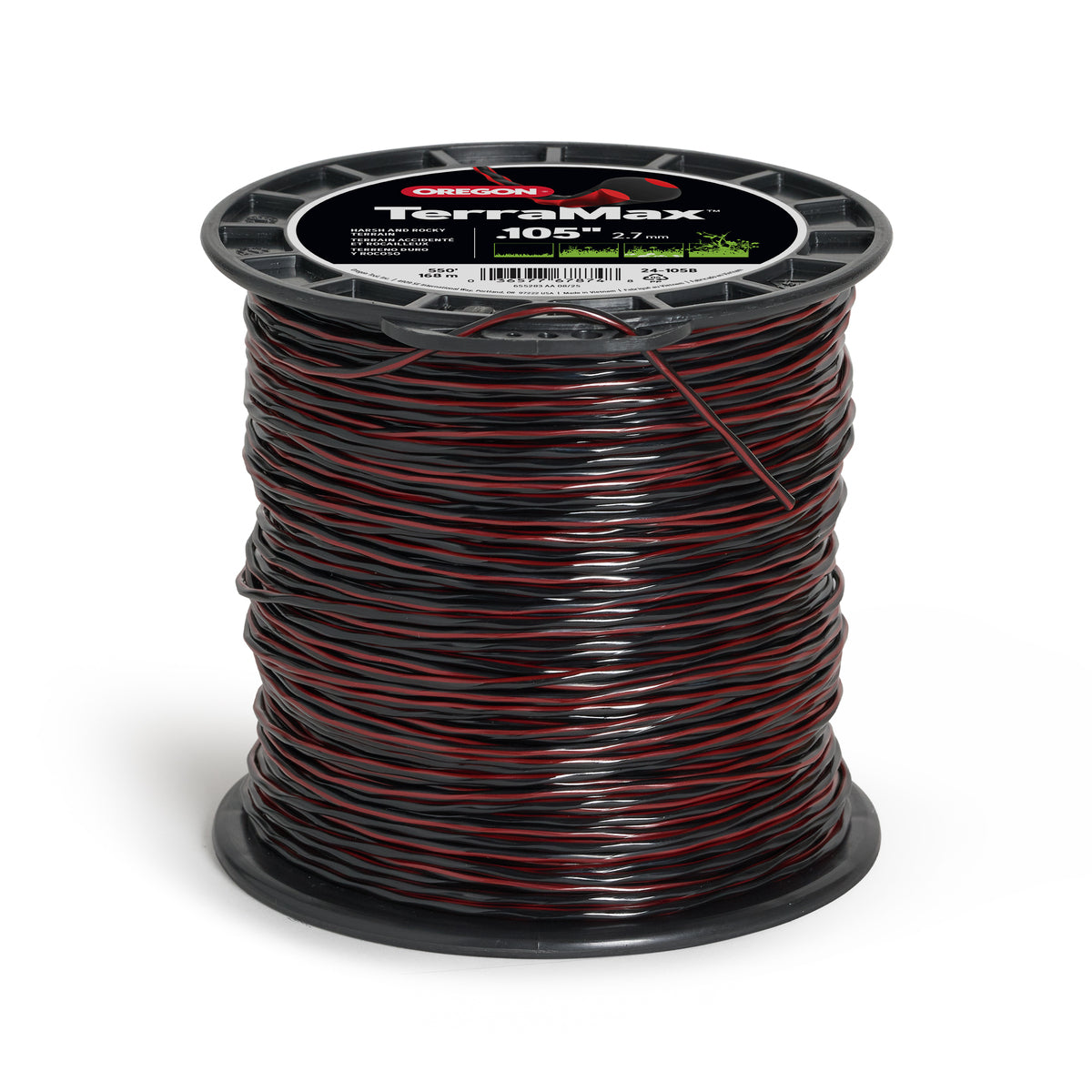 Oregon 24-105B TerraMax Oval Twist Trimmer Line, 0.105 in, 550 ft Spool