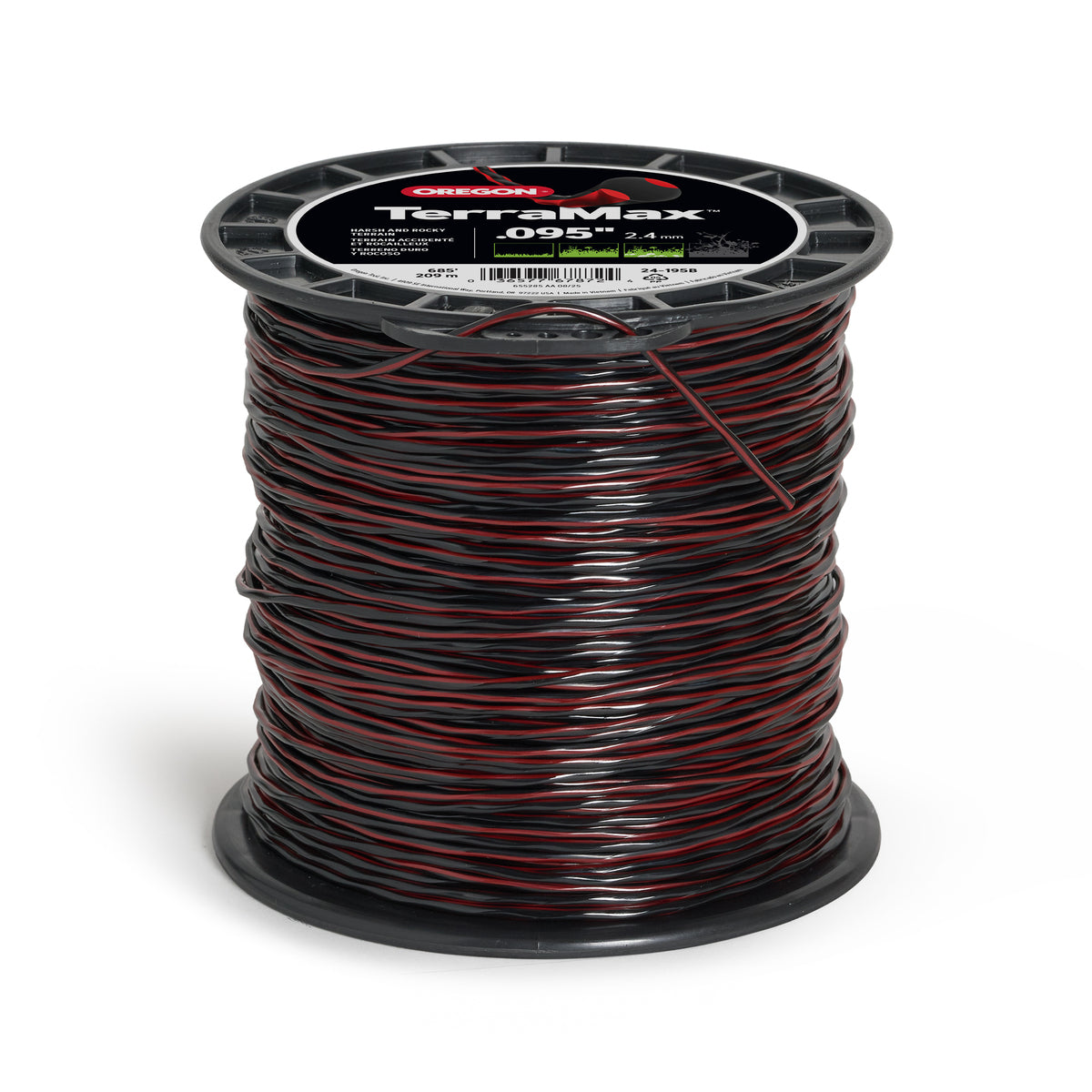 Oregon 24-195B TerraMax Oval Twist Trimmer Line, 0.095 in, 685 ft Donut (Copy)