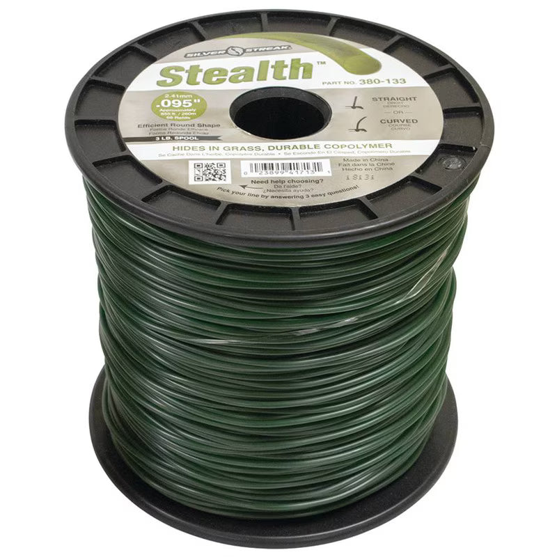 Stens 380-133 Silver Streak Stealth 0.095 in x 855 ft Trimmer Line