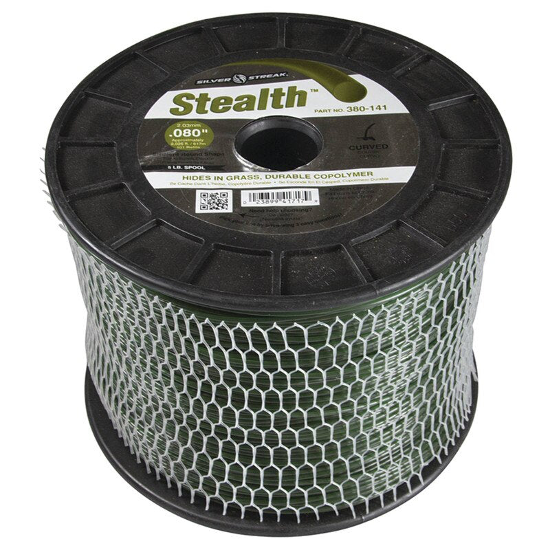 Stens 380-141 Silver Streak Stealth 0.080 in x 2025 ft Trimmer Line