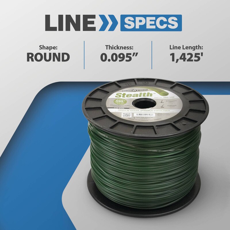 Stens 380-142 Silver Streak Stealth 0.095 in x 1425 ft Trimmer Line