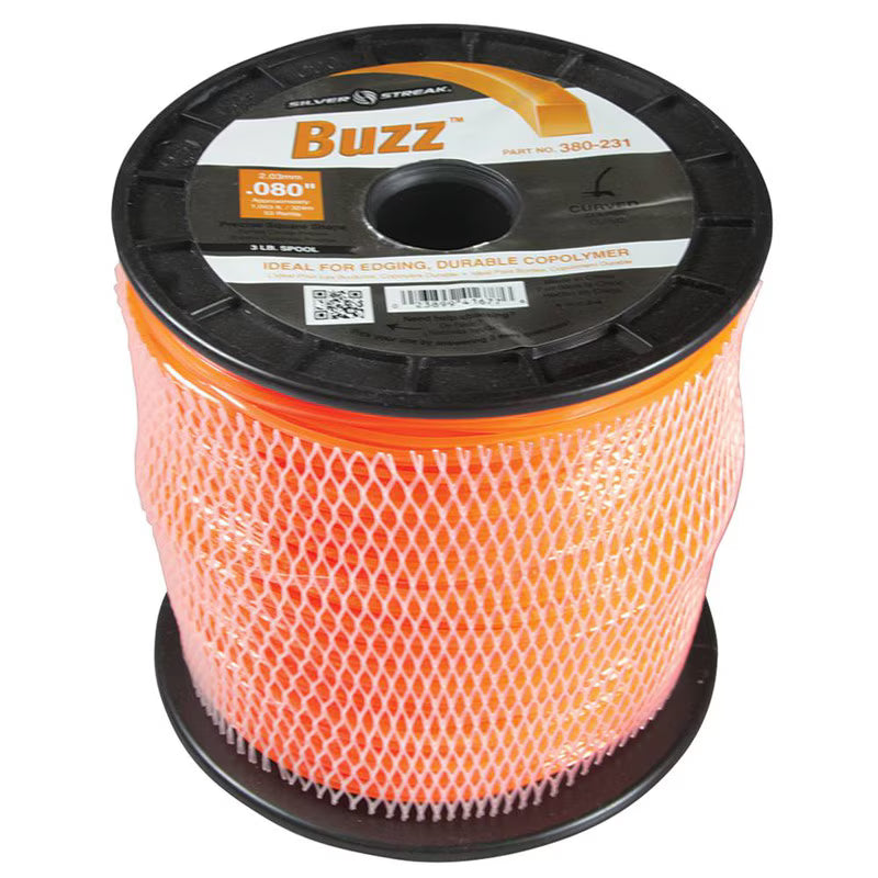 Stens 380-231 Silver Streak Buzz 0.080 in x 1063 ft Trimmer Line