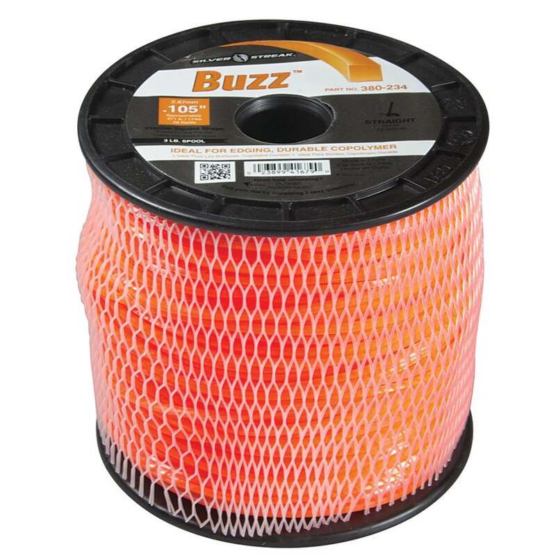 Stens 380-234 Silver Streak Buzz 0.105 in x 571 ft Trimmer Line