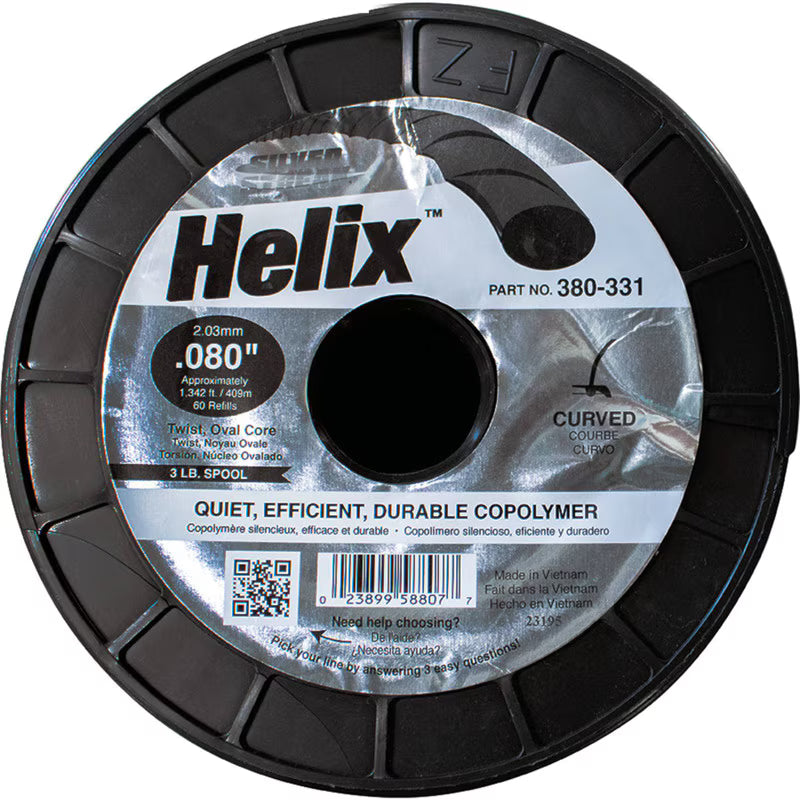 Stens 380-331 Silver Streak Helix 0.080 in x 1342 ft Trimmer Line
