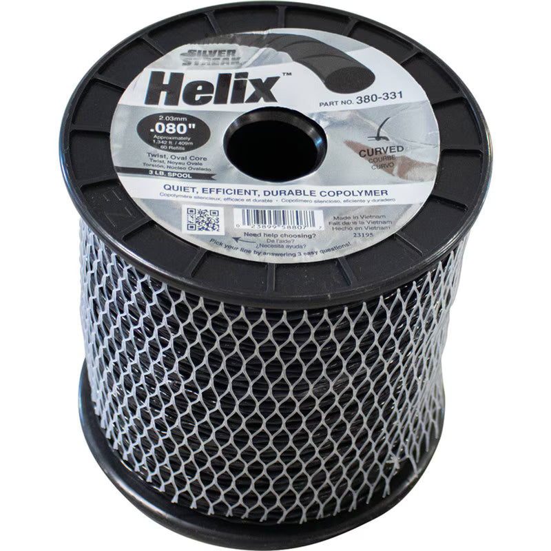 Stens 380-331 Silver Streak Helix 0.080 in x 1342 ft Trimmer Line