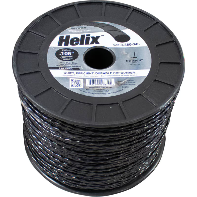 Stens 380-343 Silver Streak Helix 0.105 in x 1489 ft Trimmer Line