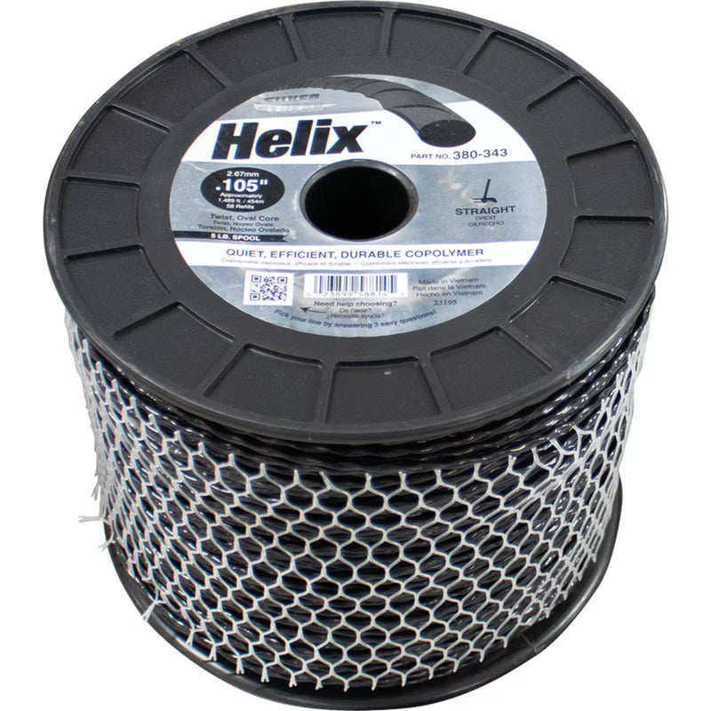 Stens 380-343 Silver Streak Helix 0.105 in x 1489 ft Trimmer Line