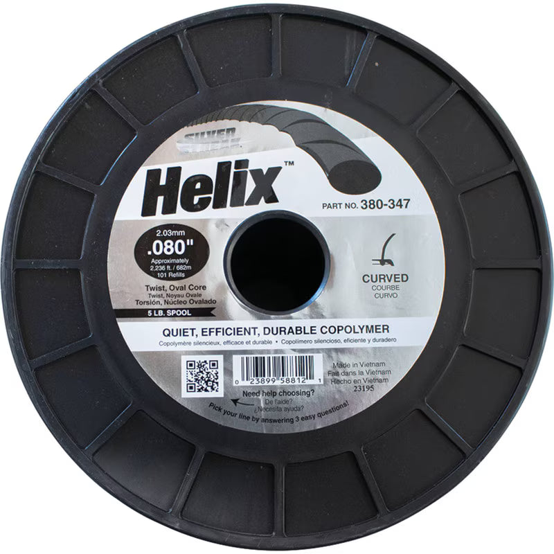 Stens 380-347 Silver Streak Helix 0.080 in x 2236 ft Trimmer Line