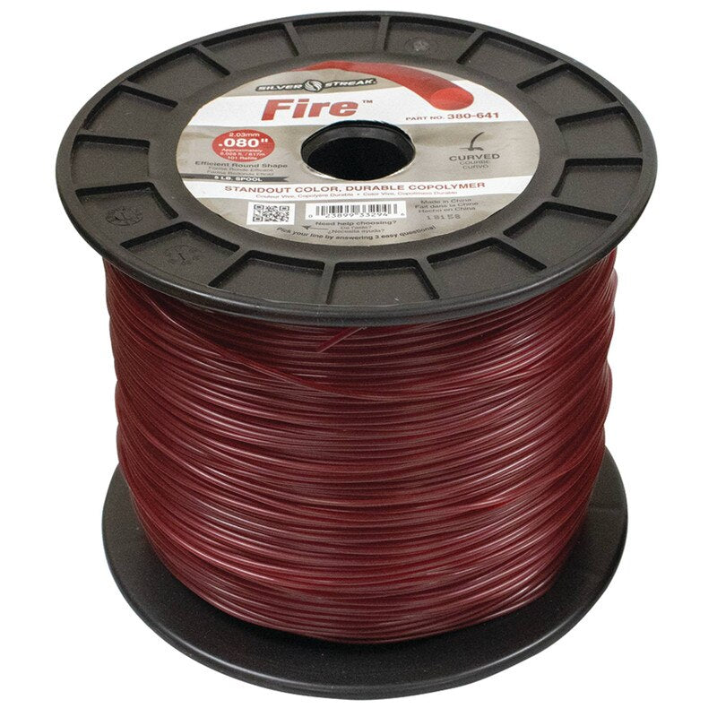 Stens 380-641 Silver Streak Fire 0.080 in x 2025 ft Trimmer Line
