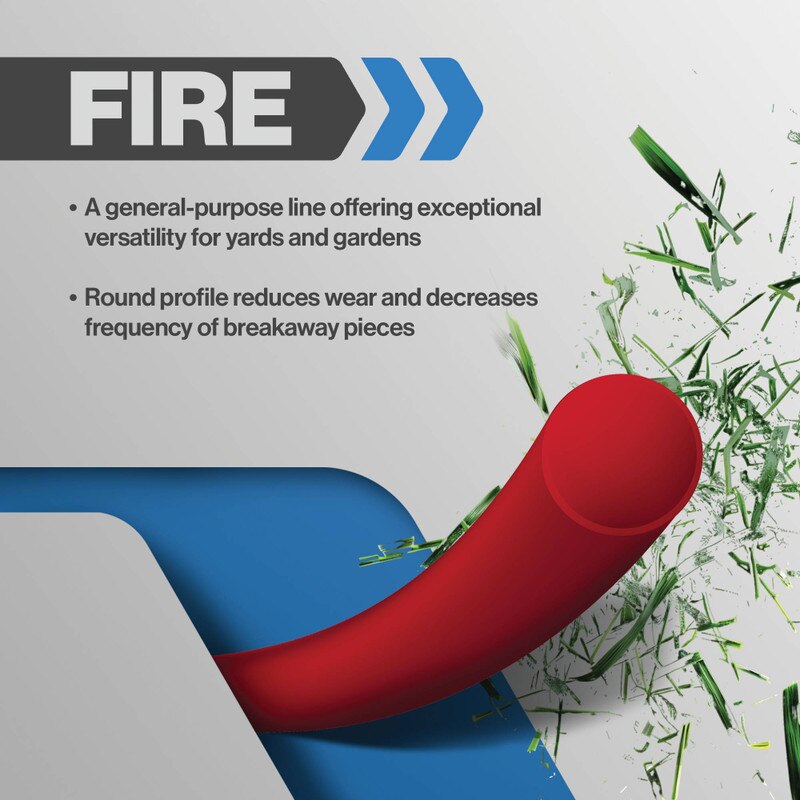 Stens 380-641 Silver Streak Fire 0.080 in x 2025 ft Trimmer Line