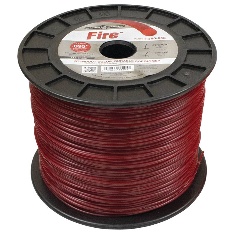 Stens 380-642 Silver Streak Fire 0.095 in x 1425 ft Trimmer Line