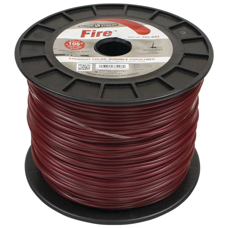 Stens 380-643 Silver Streak Fire 0.105 in x 1175 ft Trimmer Line