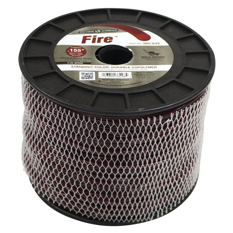 Stens 380-645 Silver Streak Fire 0.155 in x 525 ft Trimmer Line