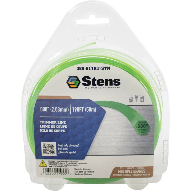 Stens 380-811 Silver Streak Edge 0.080 in x 190 ft Trimmer Line