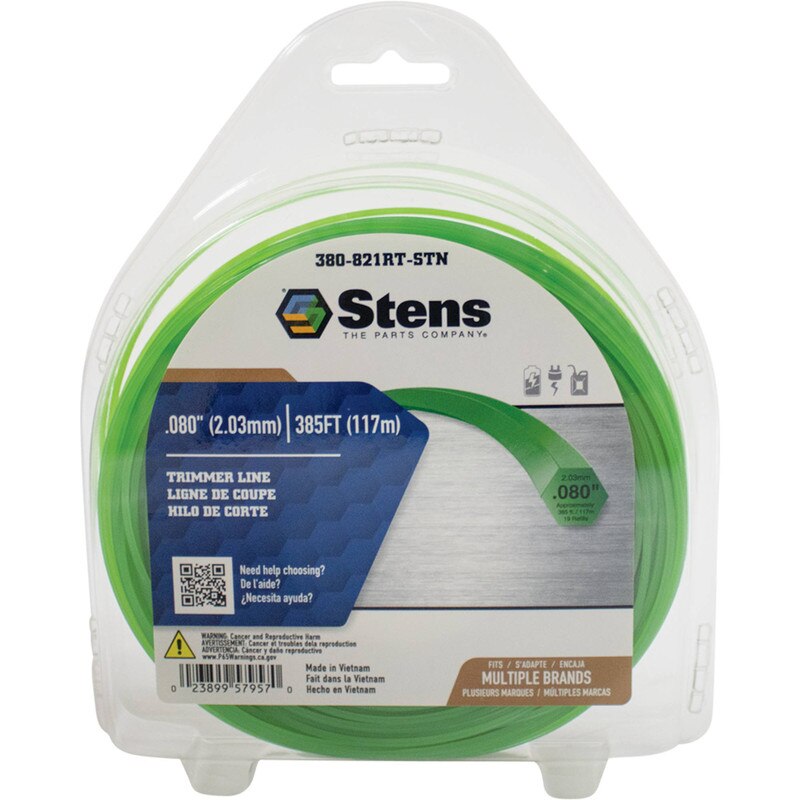 Stens 380-821RT-STN Silver Streak Edge 0.080 in by 385 ft