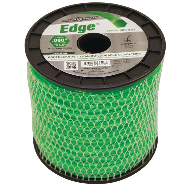 Stens 380-831 Silver Streak Edge 0.080 in x 1155 ft Trimmer Line