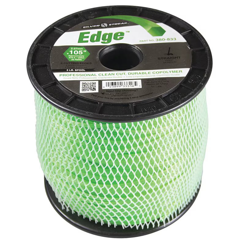 Stens 380-833 Silver Streak Edge 0.105 in x 675 ft Trimmer Line