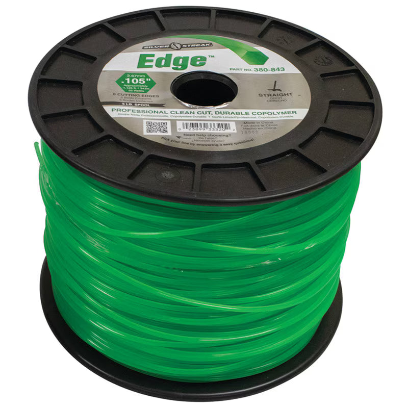 Stens 380-843 Silver Streak Edge 0.105 in x 1125 ft Trimmer Line