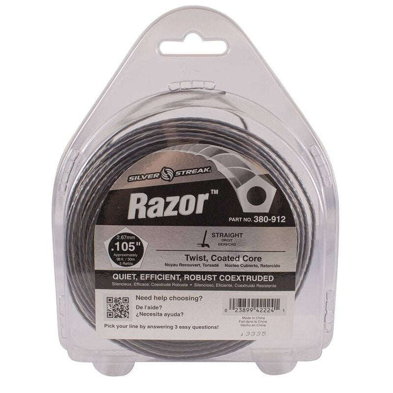 Stens 380-912 Silver Streak Razor 0.105 in x 98 ft Trimmer Line