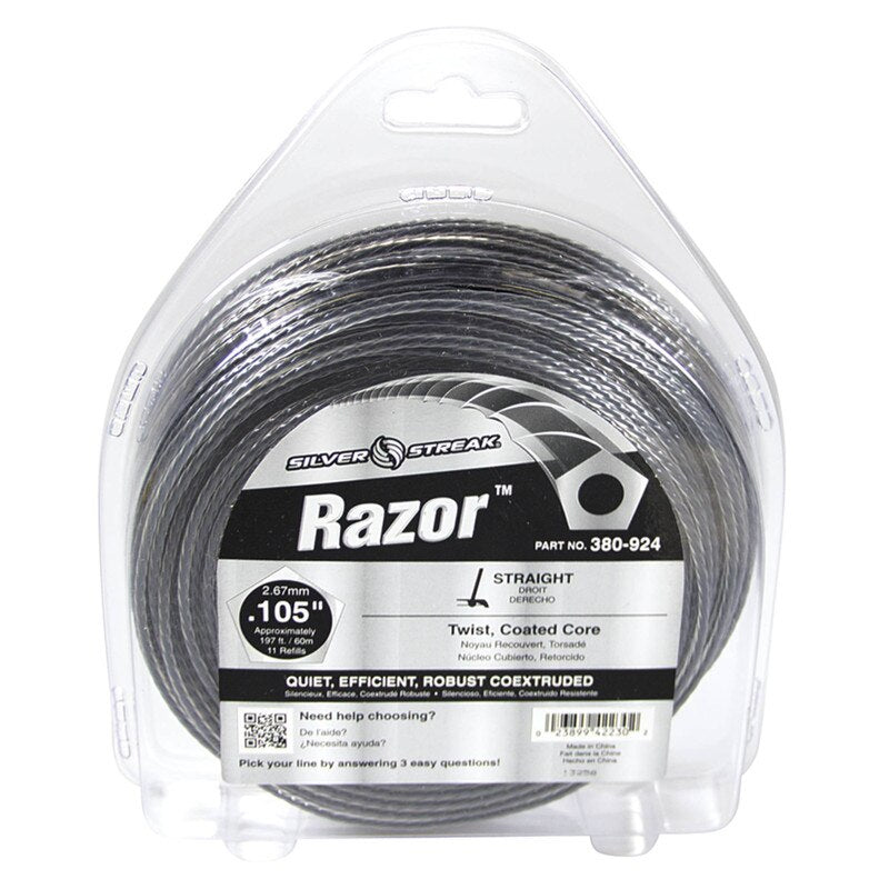 Stens 380-924 Silver Streak Razor 0.105 in x 197 ft Trimmer Line