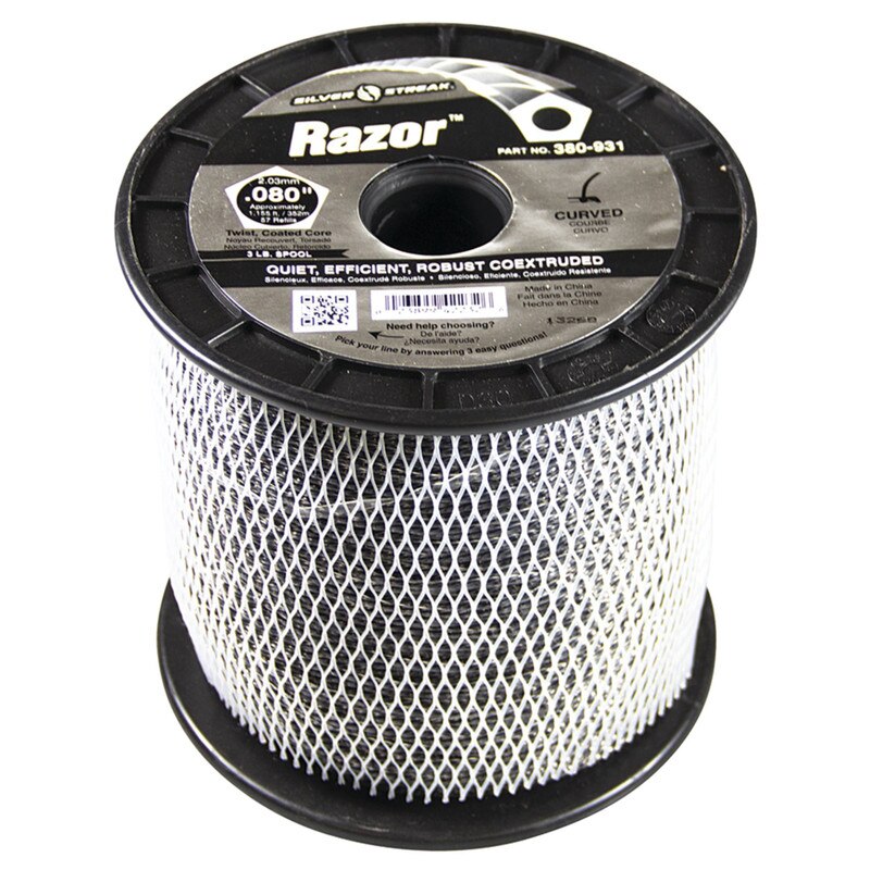 Stens 380-931 Silver Streak Razor 0.080 in x 886 ft Trimmer Line