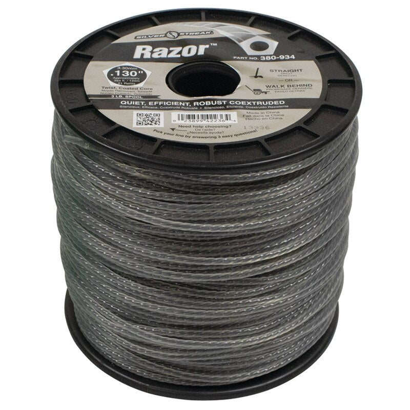 Stens 380-934 Silver Streak Razor 0.130 in x 394 ft Trimmer Line