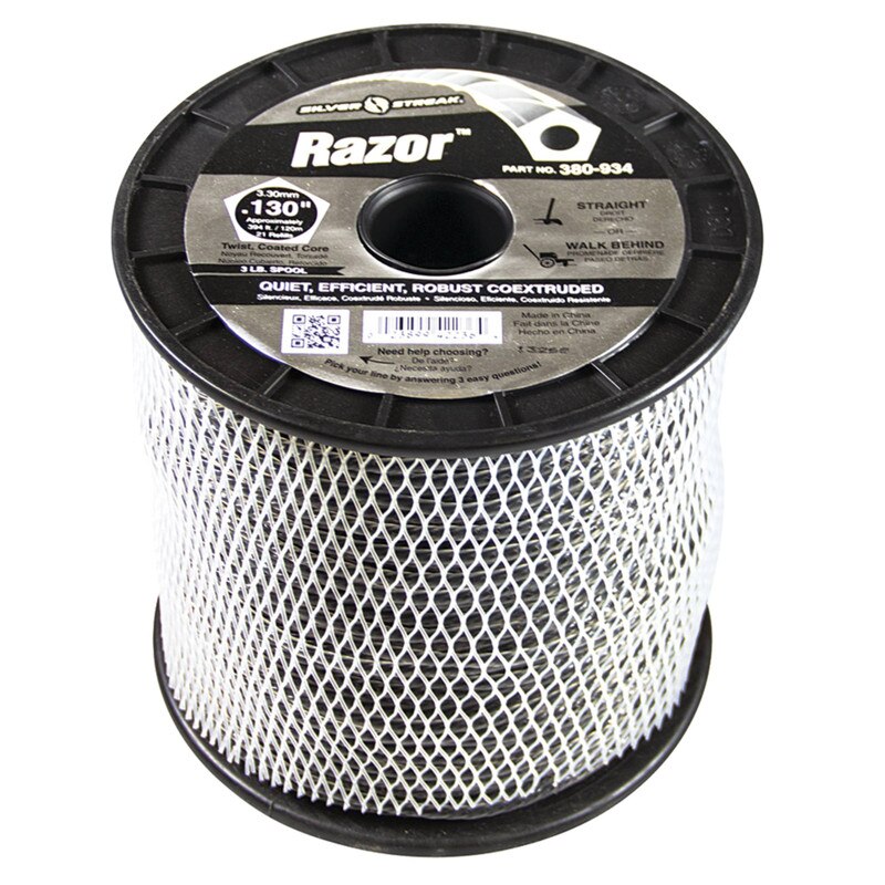 Stens 380-934 Silver Streak Razor 0.130 in x 394 ft Trimmer Line