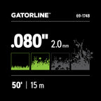 Oregon 69-174B Gatorline Round Trimmer Line, .080 in. by 50 ft