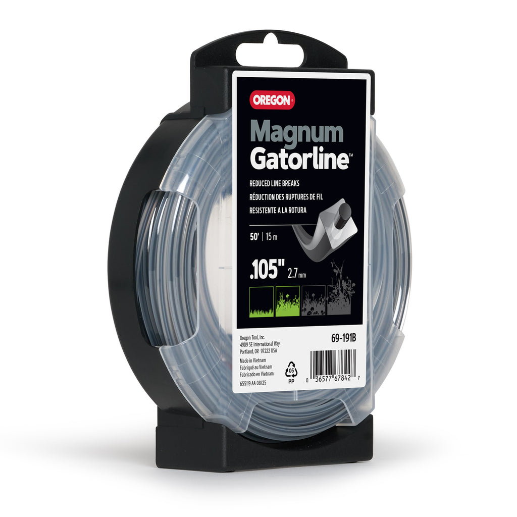 Oregon 69-191B Magnum Gatorline Square Trimmer line, 0.105 in by 50 ft