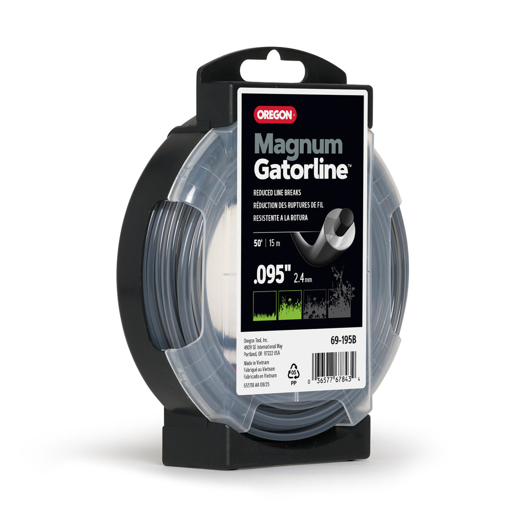 Oregon 69-195B Magnum Gatorline Round Trimmer line, 0.095 in, 50 ft