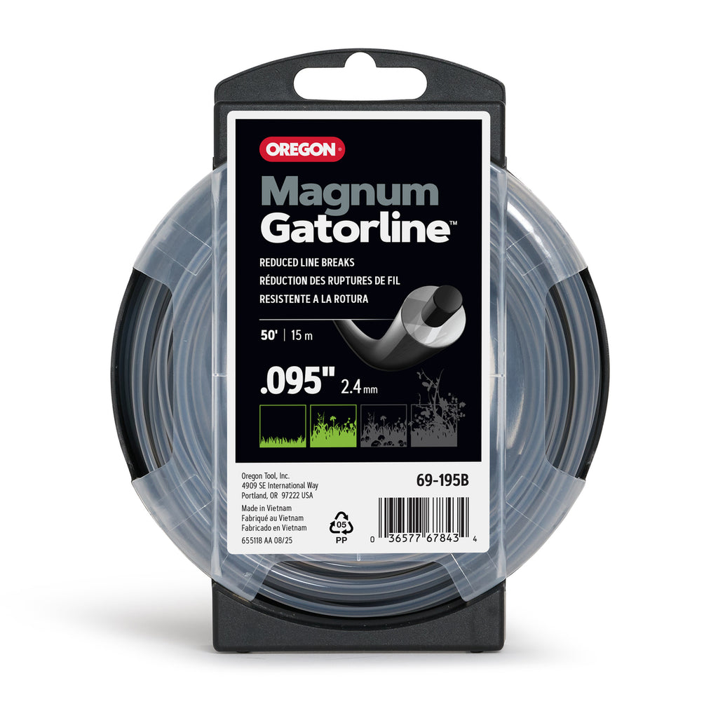 Oregon 69-195B Magnum Gatorline Round Trimmer line, 0.095 in, 50 ft